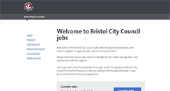 Desktop Screenshot of jobs.bristol.gov.uk