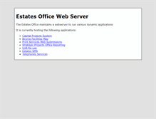 Tablet Screenshot of estates.bristol.ac.uk