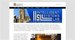 Desktop Screenshot of intelligentsystems.bristol.ac.uk