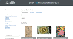 Desktop Screenshot of museums.bristol.gov.uk