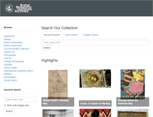 Tablet Screenshot of museums.bristol.gov.uk
